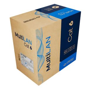 Cabo de Rede CAT6 U/UTP CM MultiLan Furukawa Cinza