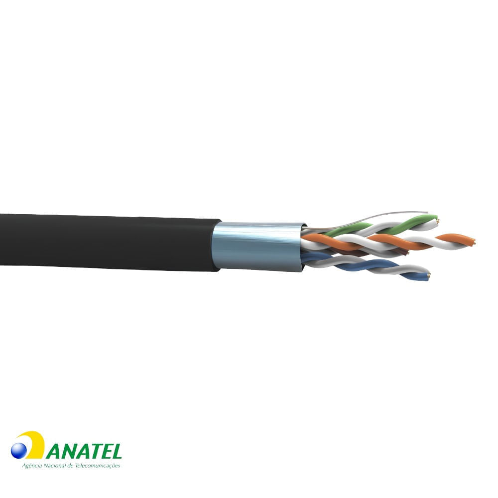 Cabo MultiLan Cat.5e Industrial F/UTP Outdoor CMX, 50 Metros