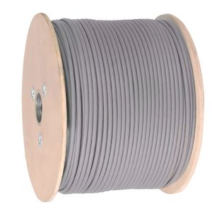 Cabo de Rede Cat6A F/UTP 4 Pares 23Awg LSZH Cinza