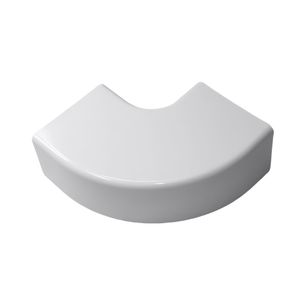 Curva Plana 60x40 Branca CP6040 Hellermann