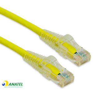 Patch Cord Cat5e U/UTP CM Multilan Furukawa Amarelo 1,50 Metros