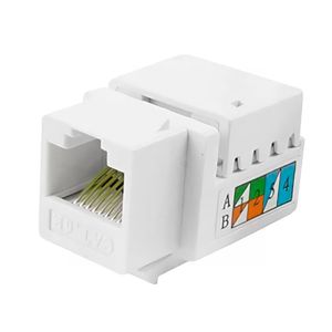 Keystone RJ45 Cat5e Branco