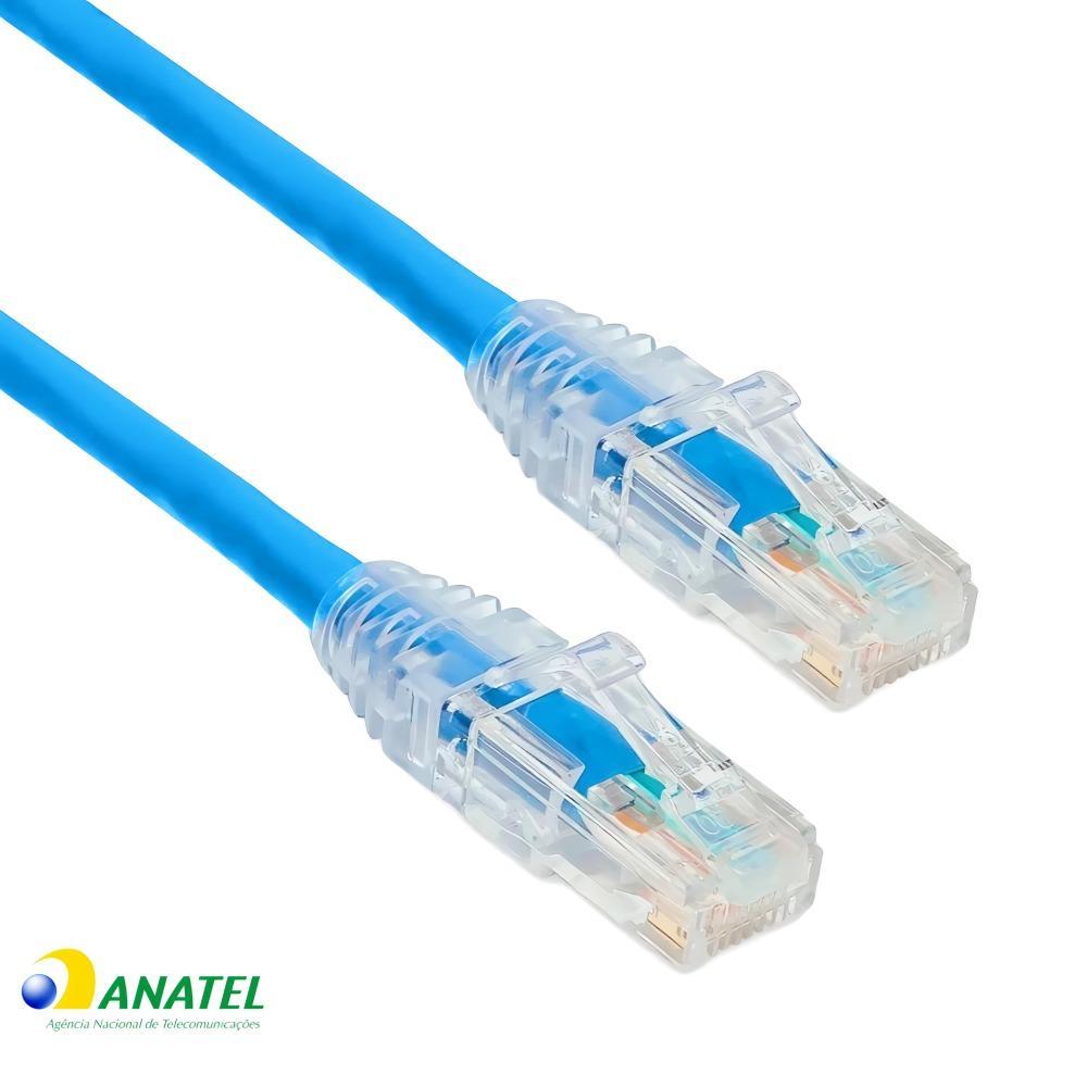 Patch Cord CAT5e U/UTP CMX SohoPlus Furukawa Azul Claro 0,50 Centímetros