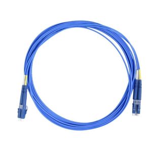 Cordão Óptico Duplex LC/UPC LSZH Monomodo Azul Furukawa 1,50 Metros