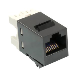 Keystone RJ45 Cat5e AMP Preto
