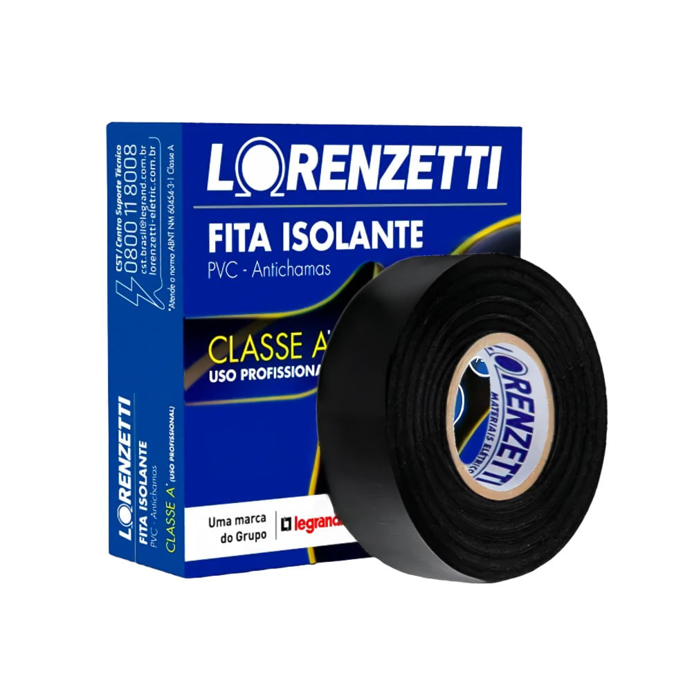 Fita Isolante 19mm x 5mts Preto Legrand