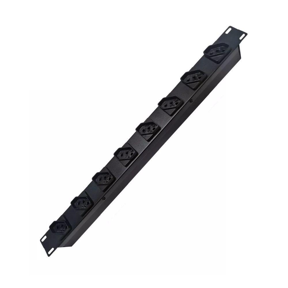 Régua Padrão Rack 19” com 8 Tomadas 10A Régua Padrão 19 com 8 Tomadas 10A