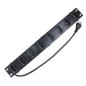 Régua Padrão Rack 19" com 8 Tomadas 20A