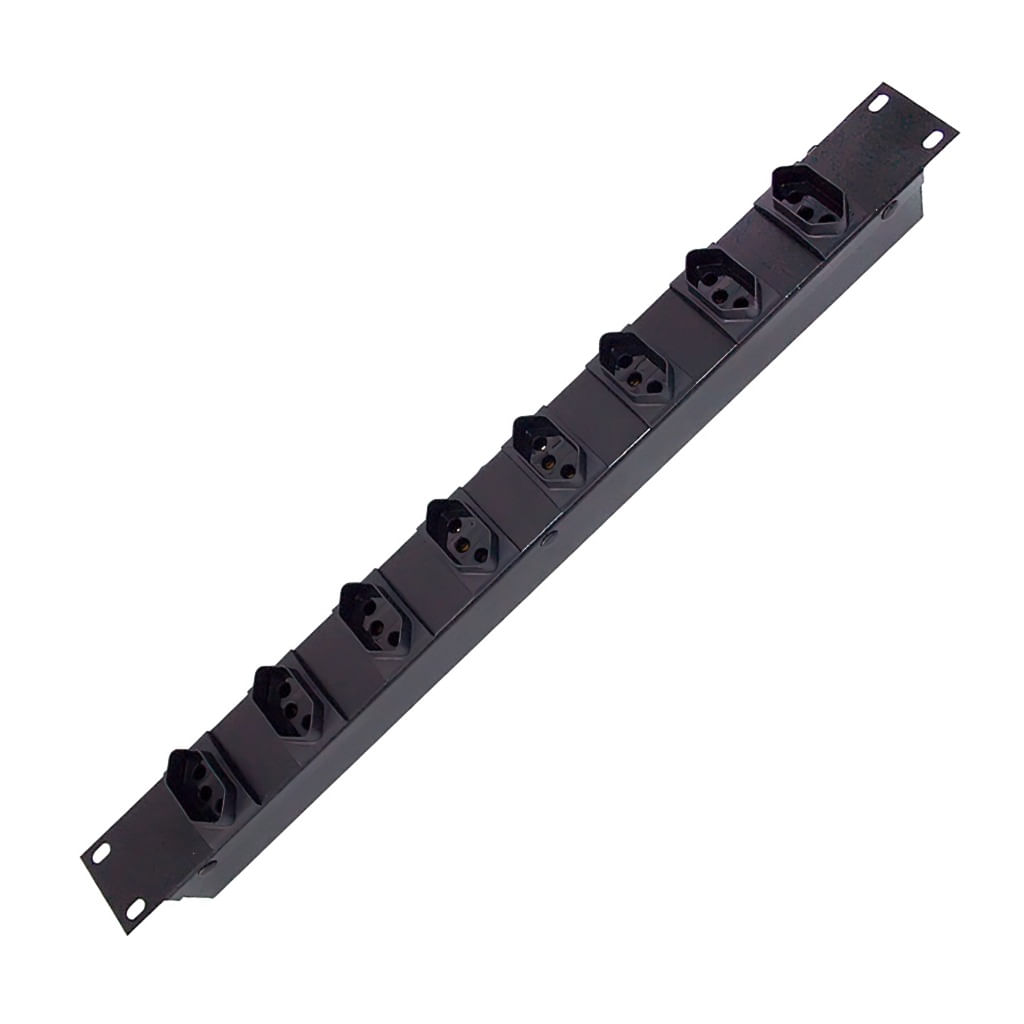 Régua/Calha Rack 19" com 8 Tomadas RK8.2 20A