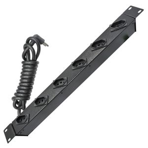 Régua Padrão Rack 19" com 6 Tomadas 20A