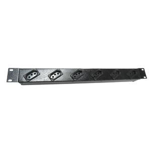 Régua Padrão Rack 19" com 6 Tomadas 10A