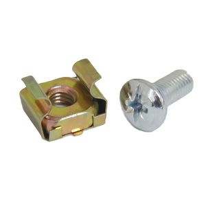 Kit Porca Gaiola+parafuso Pacote Com 100 Unidades
