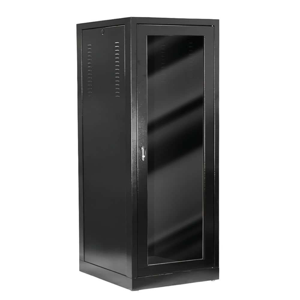Rack de Piso Fechado Padrão 19" 28us x 570mm Preto x 570mm