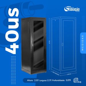 Rack de Piso Fechado Padrão 19" 40Us Contato
