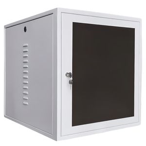 Mini Rack de Parede 8Us 19" x 470mm Branco Contato