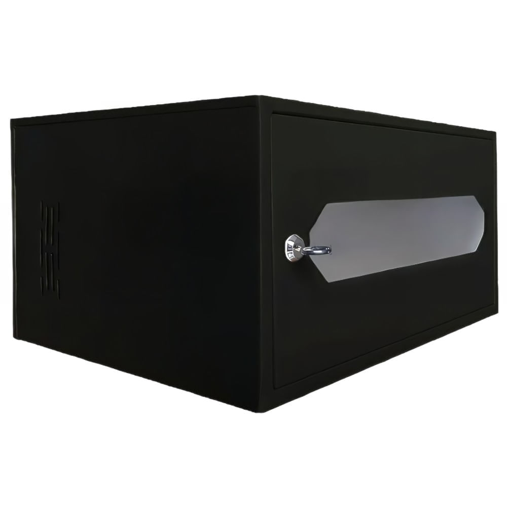 Mini Rack SOHO 5Us x 300mm Preto Contato