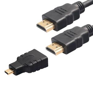 Cabo HDMI 1.4 com 1 Adaptador Micro HDMI 1,50 Metros