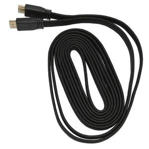 Cabo HDMI Flat 2.0 4K com Malha Náutica 5,0 Metros