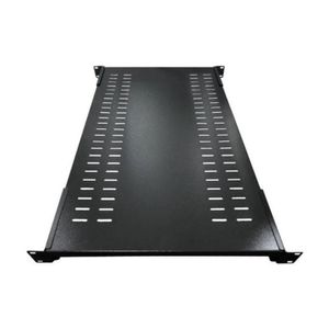 Bandeja Fixa 19" 1U x 400mm Preta