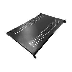 Bandeja Fixa 19" 1U x 400mm Preta