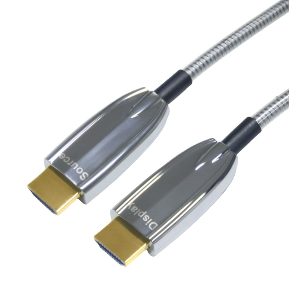 Cabo HDMI Fibra Óptica 2.1 4k/8k Flexível Blindado 15,0 Metros