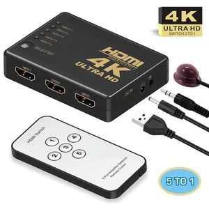 Chaveador HDMI 5 x 1 4K