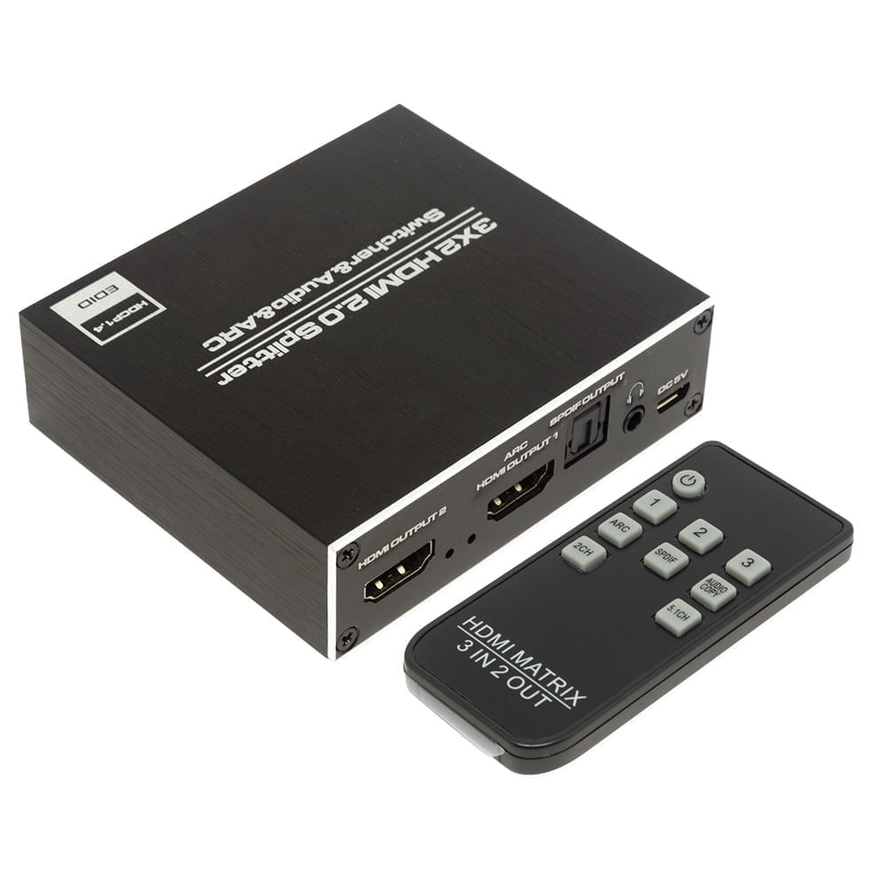 Switch HDMI 4K 3 x 2