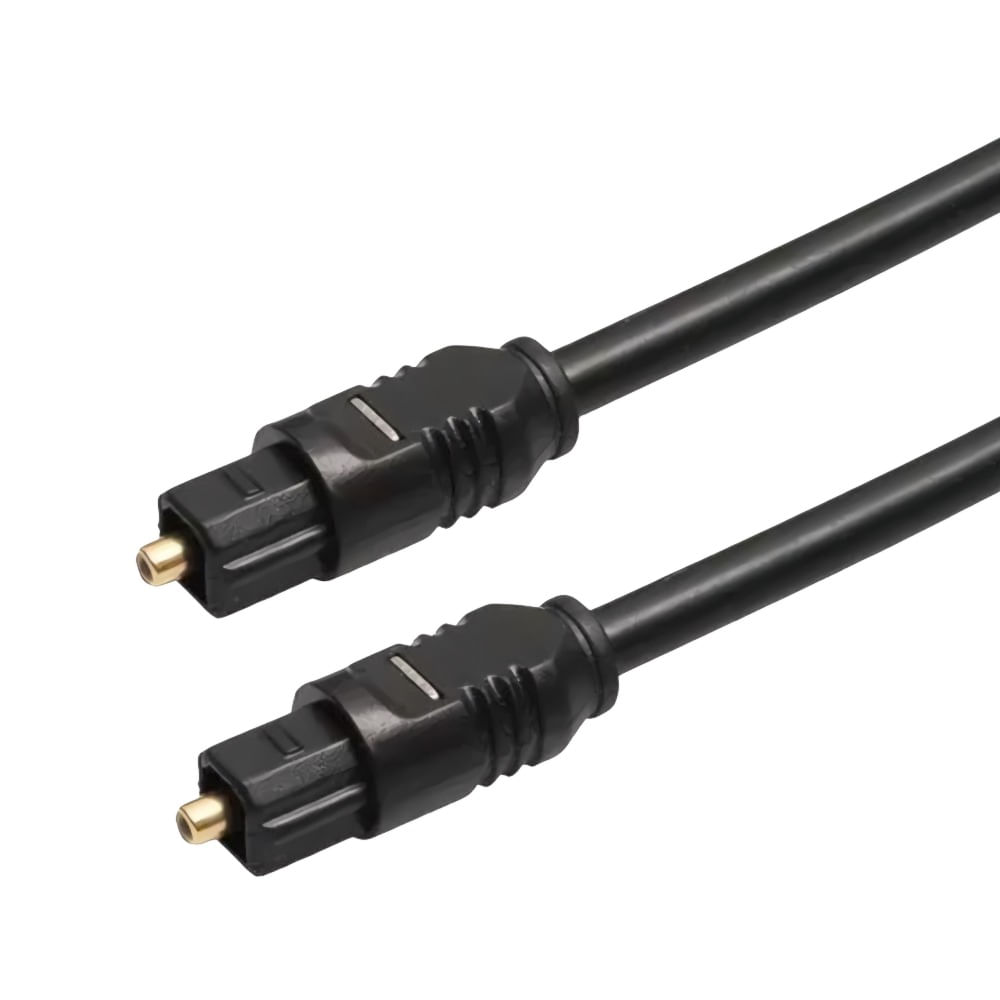 Cabo Óptico para Áudio 1+1 1,50 Metros Cabo óptico toslink 1,50 Metros