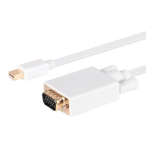 Cabo Mini DisplayPort Macho x VGA Branco 1,80 Metros