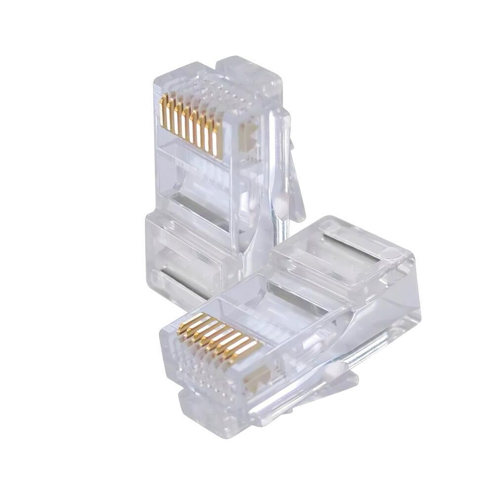 Conector RJ45 Cat6 de Passagem Soho Plus Pacote com 10 peças