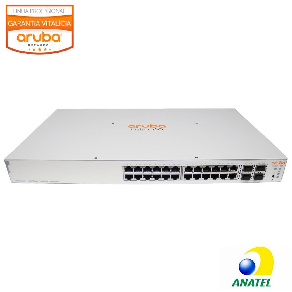 Switch PoE 24 Portas Gigabit Com 4 SFP+ JL683B 1930