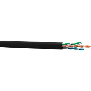 Cabo de Rede Cat5e U/UTP EZ CMX Prysmian Preto