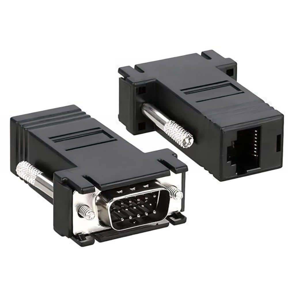 Adaptador VGA Macho x RJ45 Fêmea