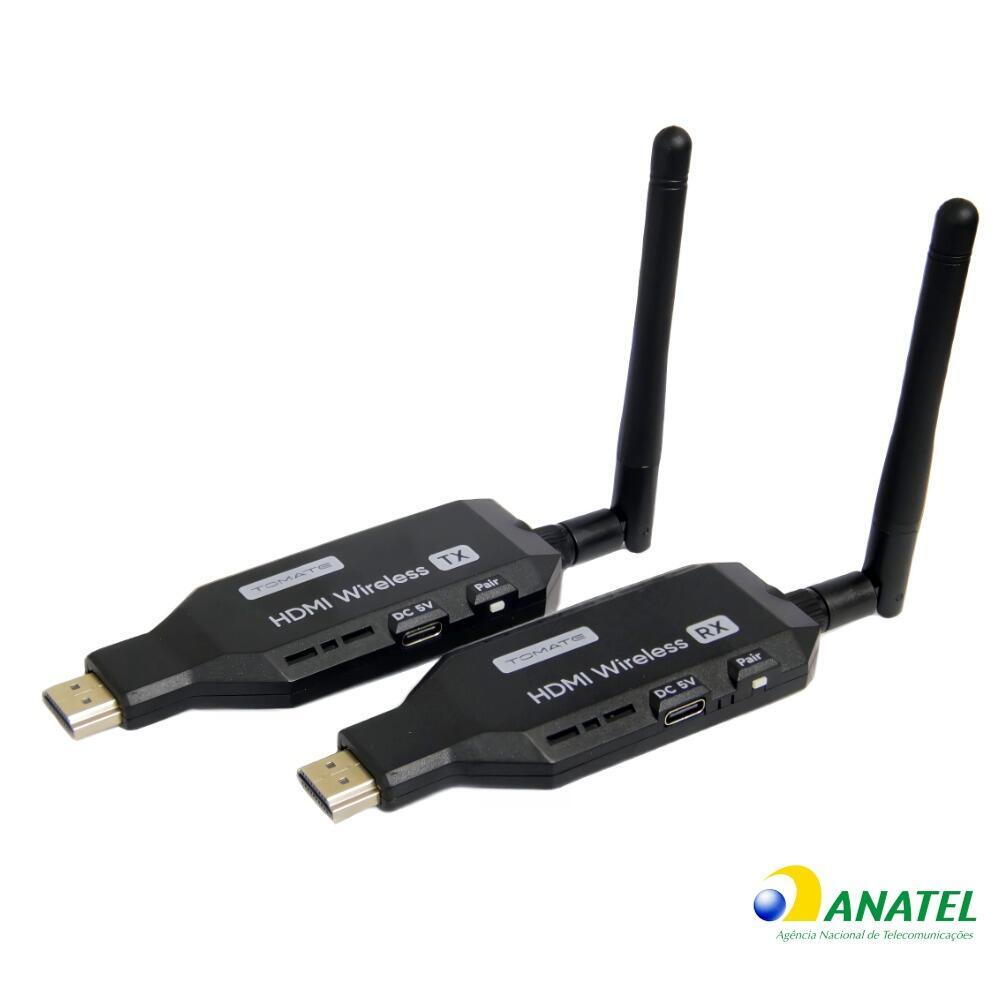 Transmissor e Receptor HDMI Sem Fio 5,8Ghz Até 50 Metros