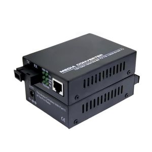 Kit Conversor de Midia WDM A/B Monomodo SC x RJ45 Gigabit e Cabo Monomodo 1FO 200 Metros