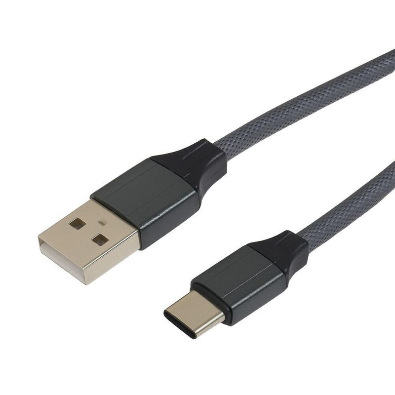 Cabo USB Tipo-C 2.4A Carregamento Rápido 2,0 Metros