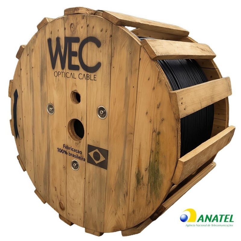 Cabo Óptico Monomodo ASU80 NR CFOA 12FO