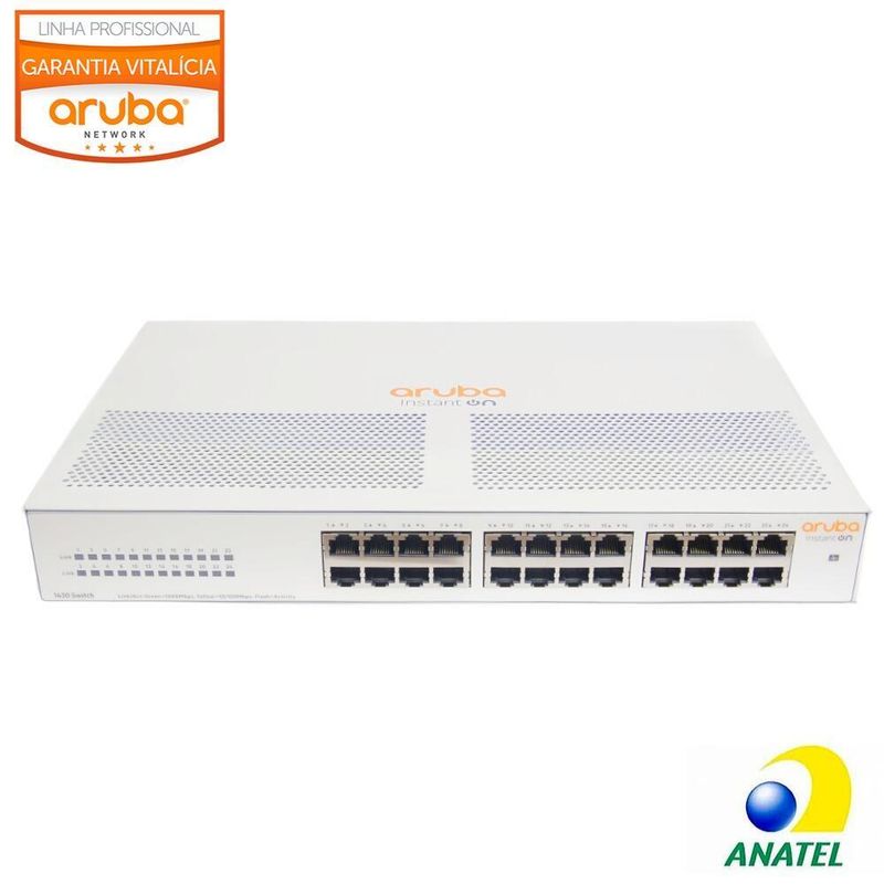 Switch 24 Portas Gigabit Aruba 1430 R8R49A
