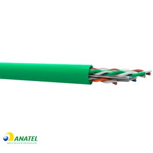Cabo de Rede CAT6 U/UTP LSZH GigaLan Furukawa Verde 305 Metros