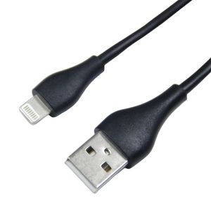 Cabo Lightning Para USB Turbo Emborrachado 2.4A 1,0 Metro