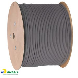 Cabo de Rede CAT6A F/UTP GigaLan LSZH Furukawa Cinza 305 Metros