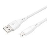 Cabo V8 Micro USB Para USB Turbo Emborrachado 6A 1,0 Metro