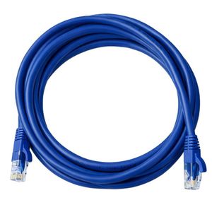Patch Cord Cat6 24AWG Azul 3,0 Metros