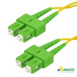 Cordão Óptico Duplex SC/APC Monomodo 2,50 Metros