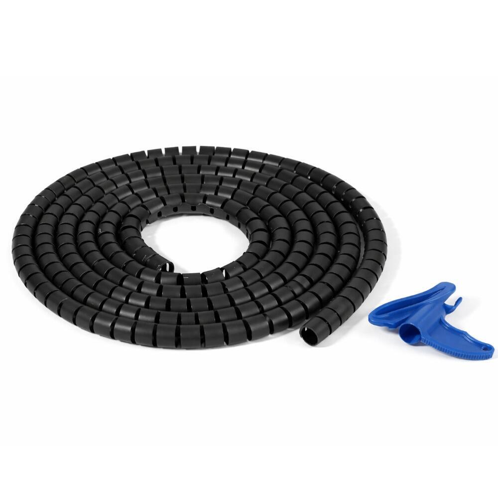 Organizador de Cabos Helawrap 16mm Preto 2,0 Metros