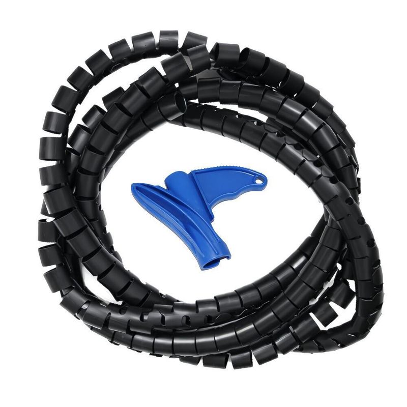 Organizador de Cabos Helawrap 16mm Preto 2,0 Metros