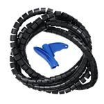 Organizador de Cabos Helawrap 25mm Preto 2,0 Metros