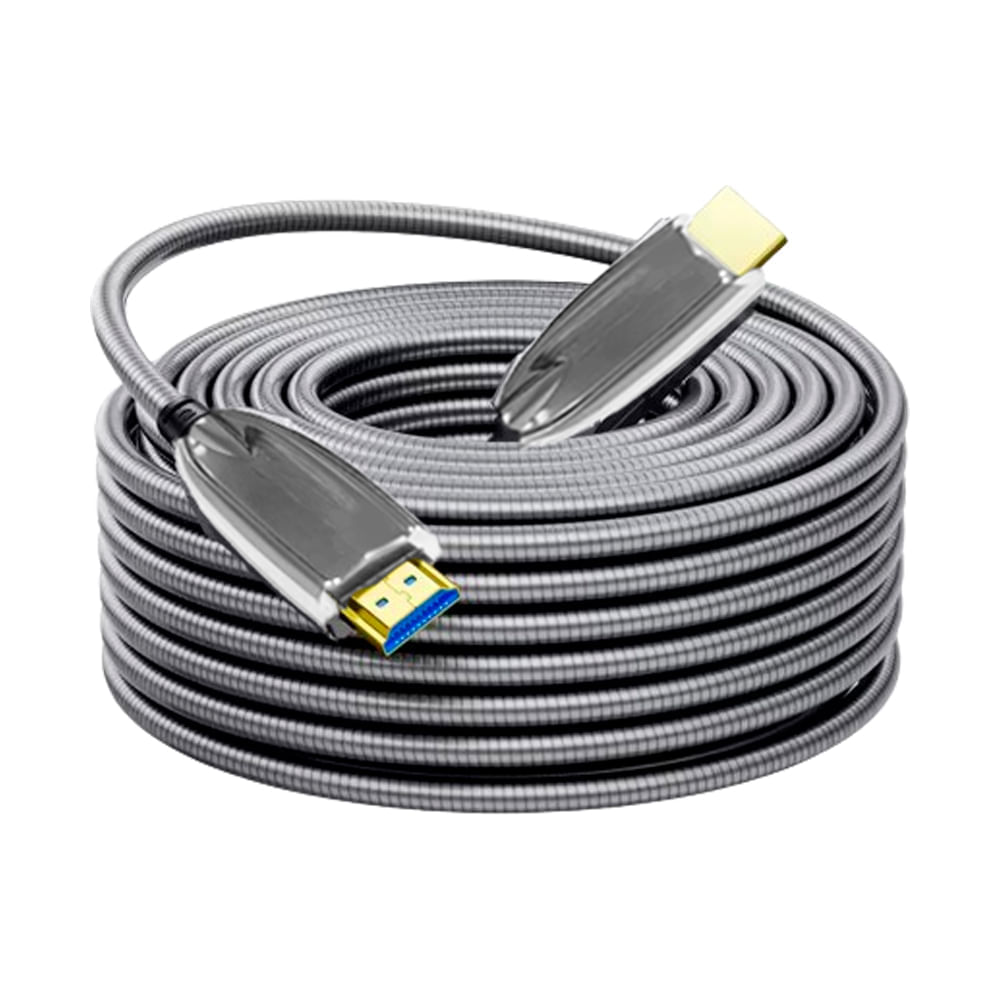 Cabo HDMI Fibra Óptica 2.1 4k/8k Flexível Blindado 15,0 Metros