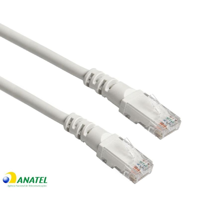 Patch Cord Cat6 U/UTP CMX 24AWG Branco 20,0 Metros