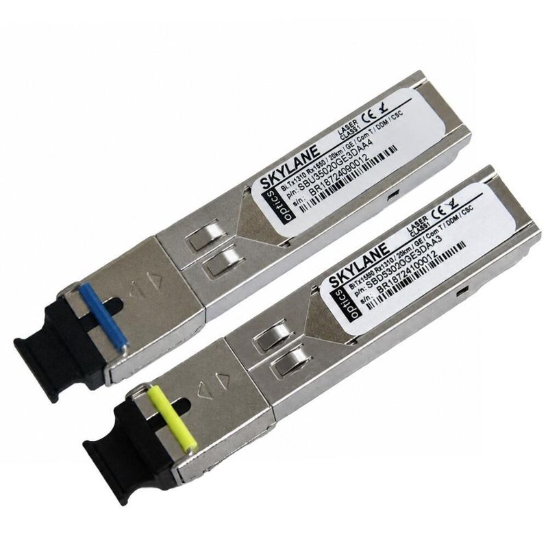 Módulo Gbic Transceptor SFP SC Monomodo Lado A/B 20Km